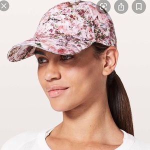 lululemon athletica Pink Floral Hat Cherry Blossom
